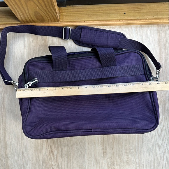 Ricardo Beverly Hills Travel/Office Bag Purple Handle/ Shoulder Strap-Never Used - Picture 15 of 16